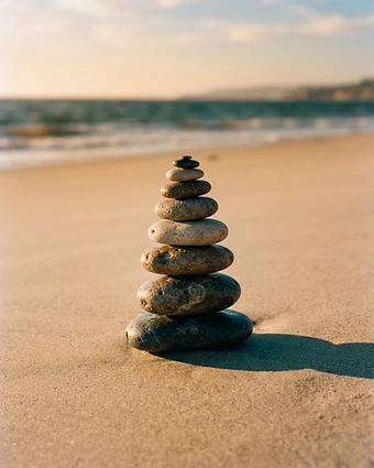 Macro fine-art image representing obesity & metabolic syndrome — weight, in balance.