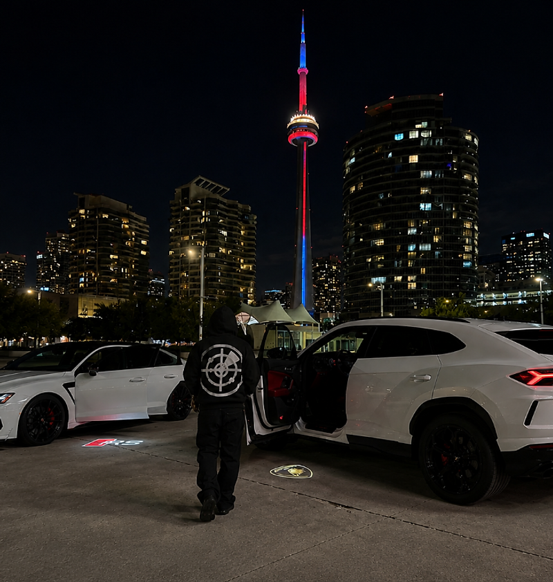 Night city skyline