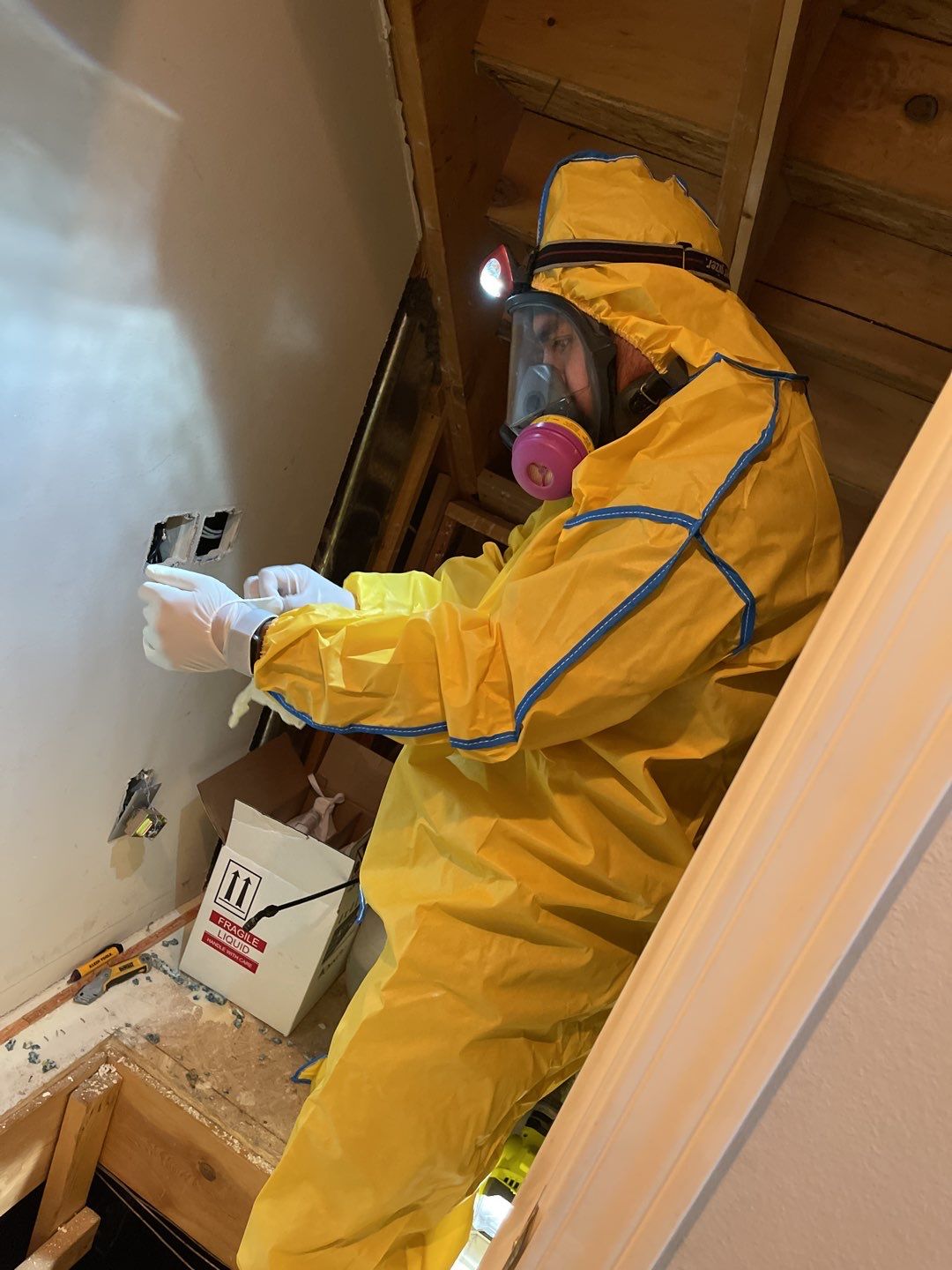 Technician in PPE