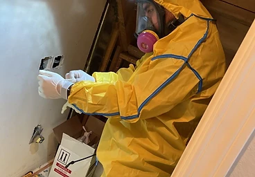 Technician in PPE