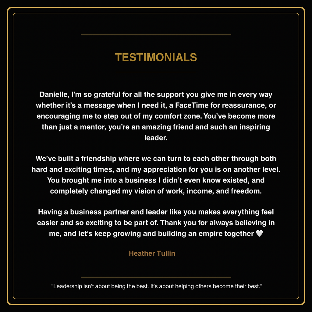 Testimonial 1