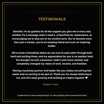 Testimonial 1