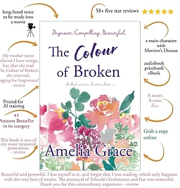 The Colour of Broken by Amelia Grace — book cover