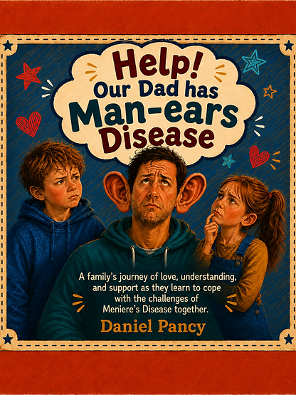 Help! Our Dad has Man-ears Disease — book cover