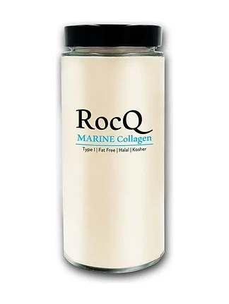 RocQ Marine Collagen Glass Jar 400g