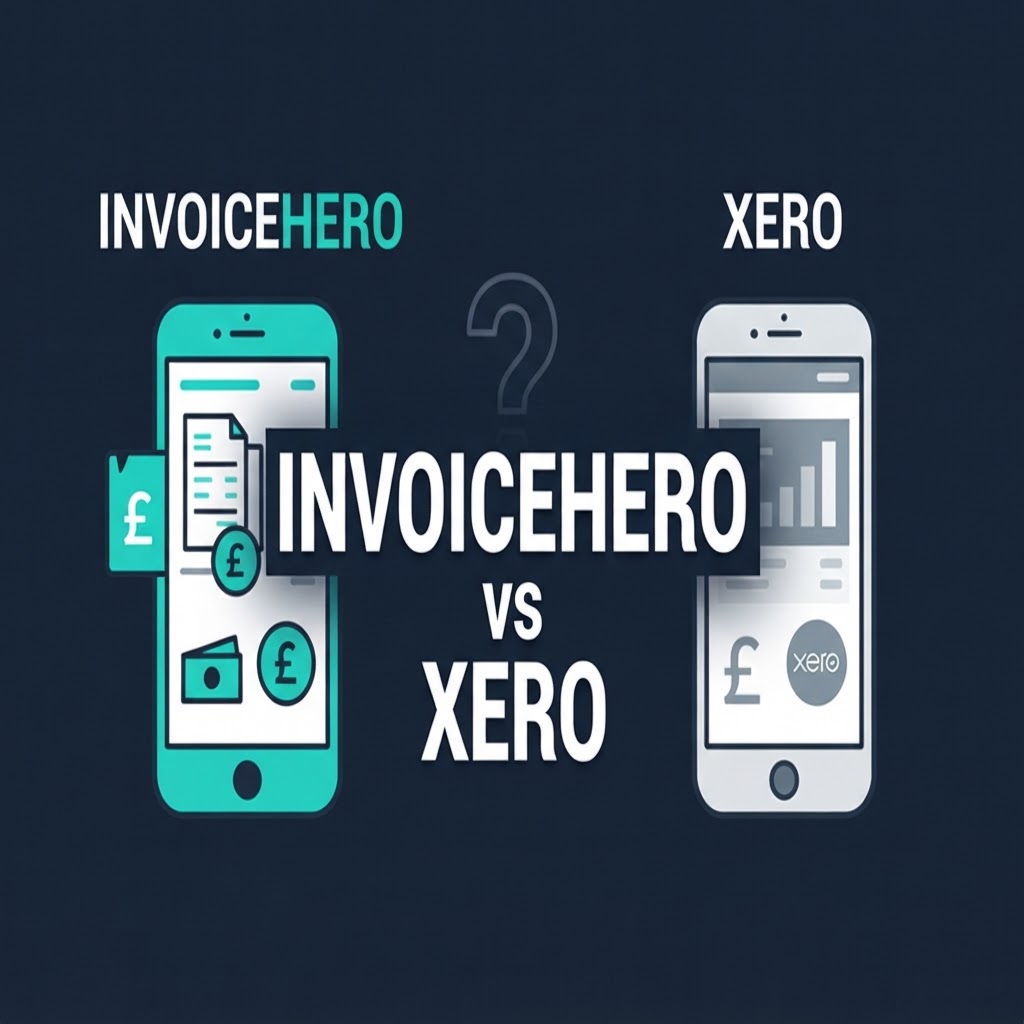 InvoiceHero vs Xero: The Simple Alternative for UK Trades