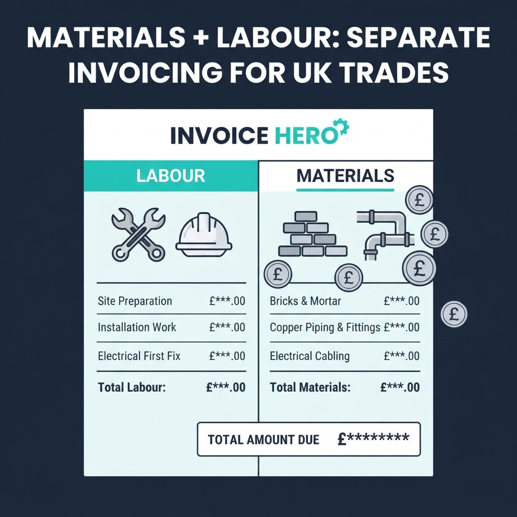 How to Invoice for Materials and Labour Separately (UK Guide)