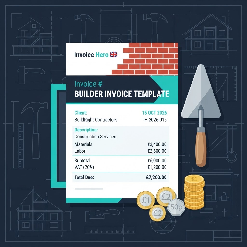 Free Builder Invoice Template UK (Download)
