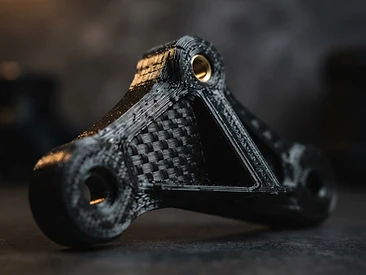PETG-CF filament sample