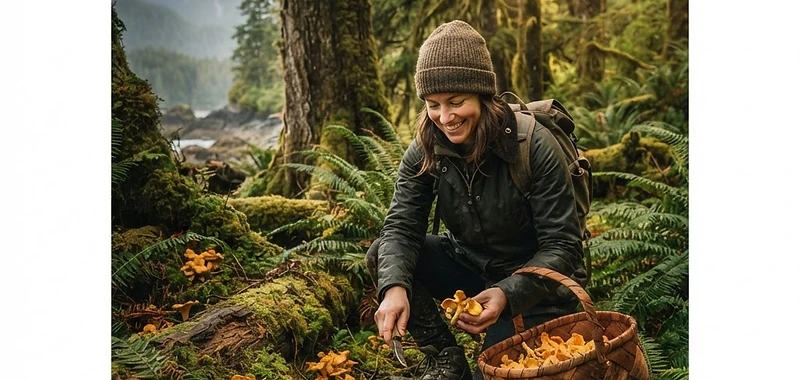 Foraging for Chanterelles: A Foodie's Guide to BC's Coastal Forests