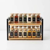 Space-Saving Kitchen Spice Rack Organizer