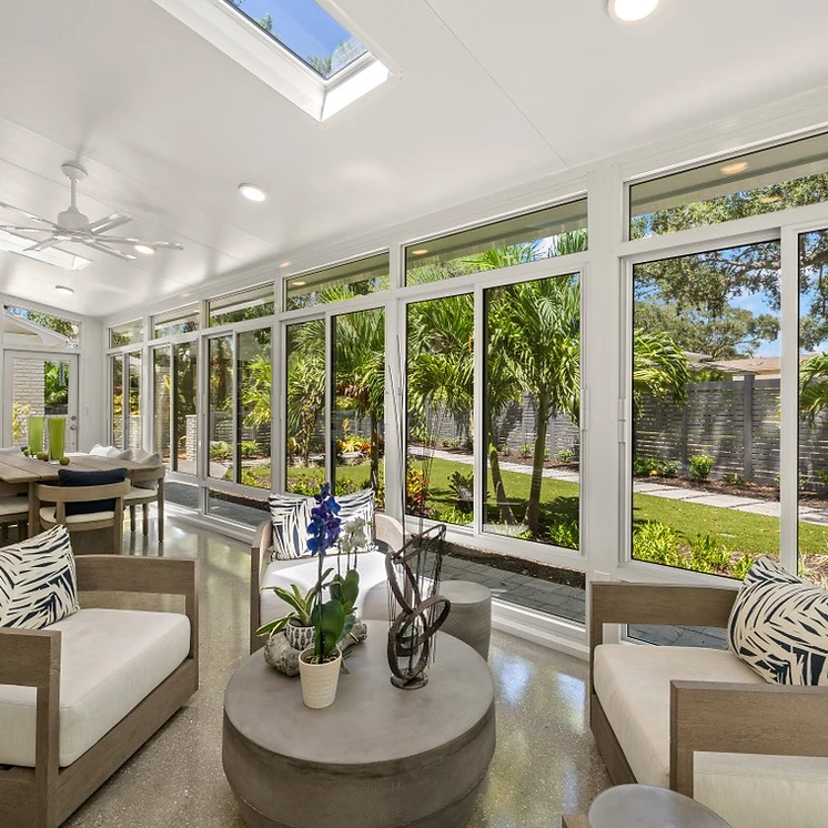 Luxury glass sunroom suite in Menifee, CA