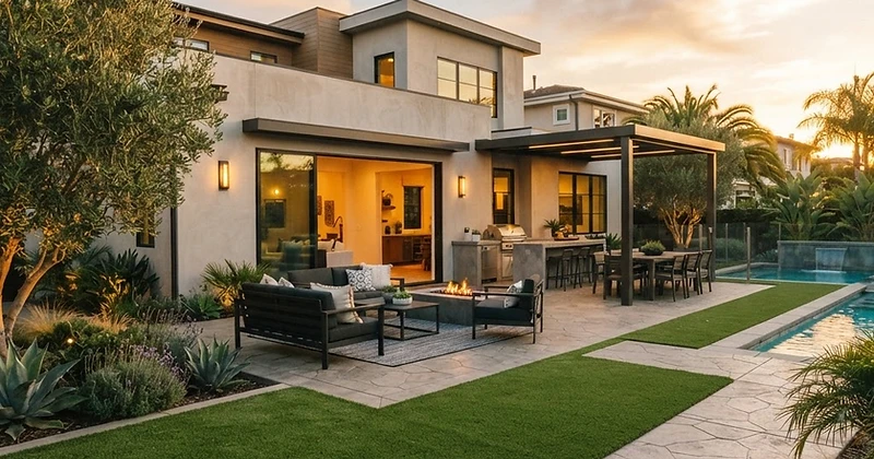 Artificial Turf & Concrete