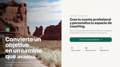 Espacio de Coaching template preview