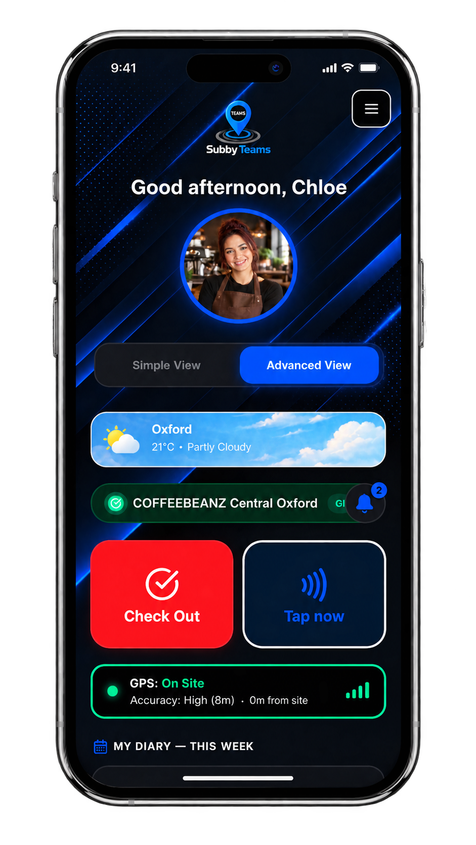 Subbyteam employee mobile app