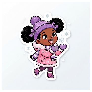 Every day is a fresh start with God. I am new! Vinyl faith sticker — perfect for water bottles, notebooks, and lunchboxes.