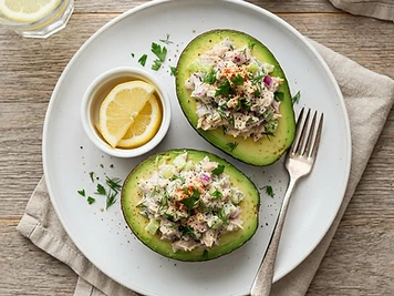 Tuna Salad Stuffed Avocado