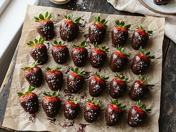 Dark Chocolate-Dipped Strawberries