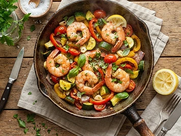 Shrimp & Veggie Skillet