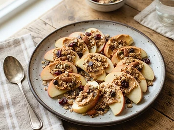 Apple Peanut Butter Slices