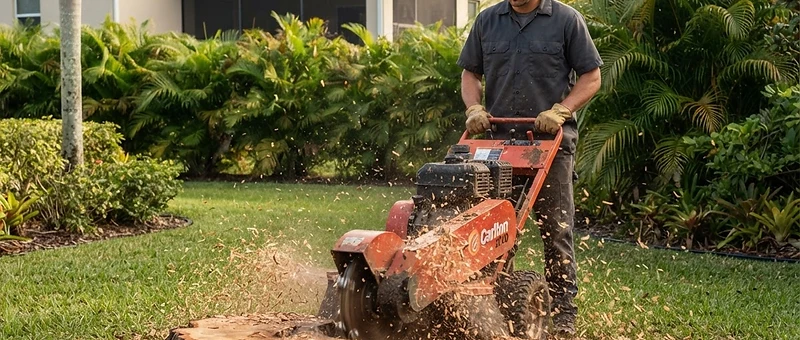 Stump Grinding in DeBary, FL by True Outdoors LLC in DeBary Florida