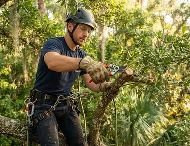 Professional selective tree pruning work