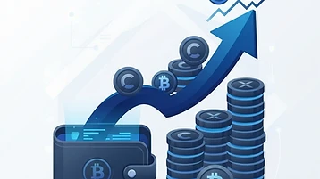 Illustration representing Coinbase, a tool recommended by BrightPoint Consulting Solutions