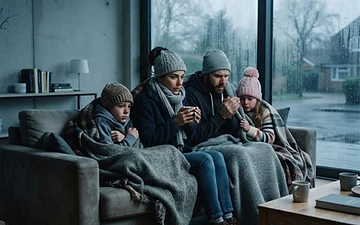 Cold uncomfortable home