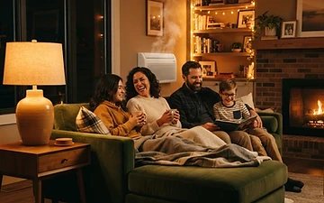 Warm comfortable home