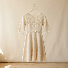Pineapple Lace Tea Dress