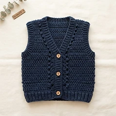 Kids' Crochet Vest