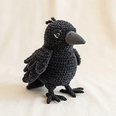 Gothic Raven Amigurumi