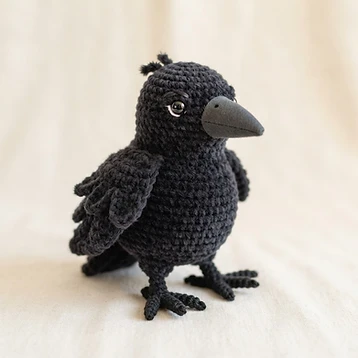 Gothic Raven Amigurumi
