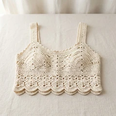 Women's Crochet Crop Top