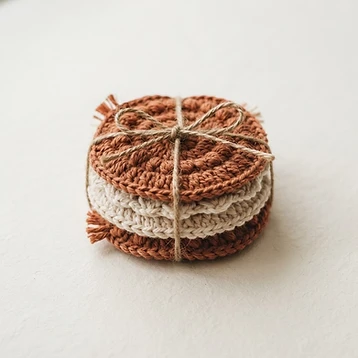 Crochet Coaster Set
