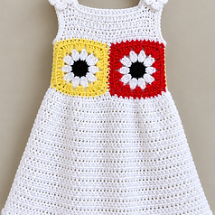 Sunburst Bloom Baby Dress