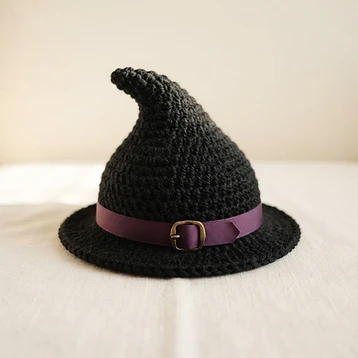 Witch Hat Crochet Beanie