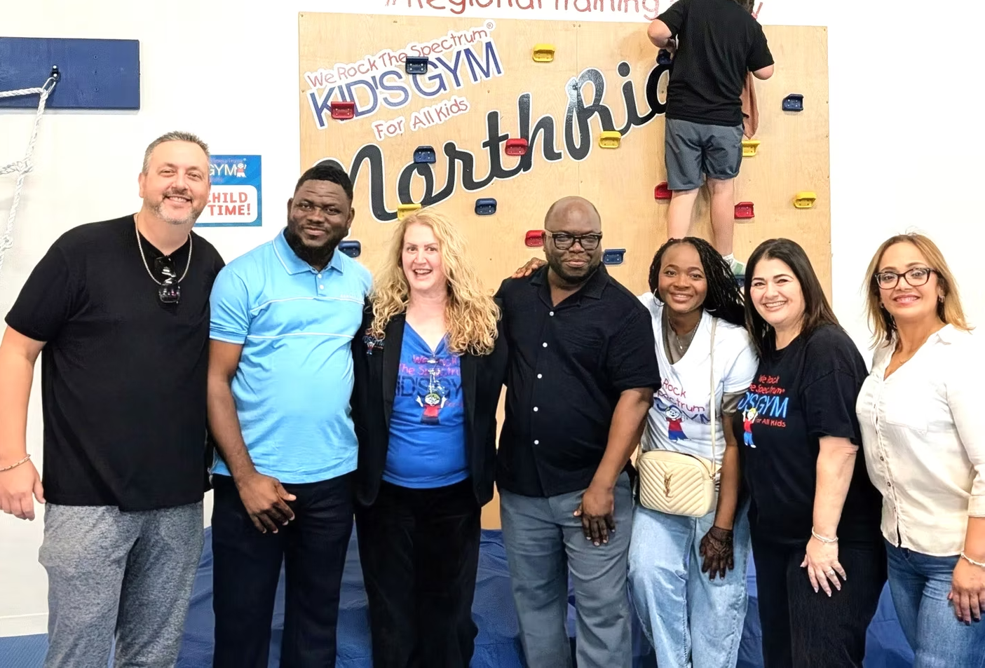 The Waiver Group team with We Rock The Spectrum Northridge staff at the regional training