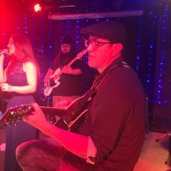 Emma singing with full band