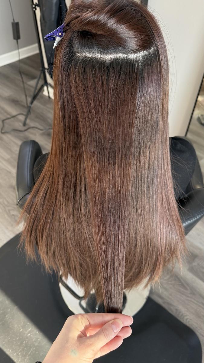 Keratin & hair reconstruction · ICON Beauty Studio, Arlington Heights