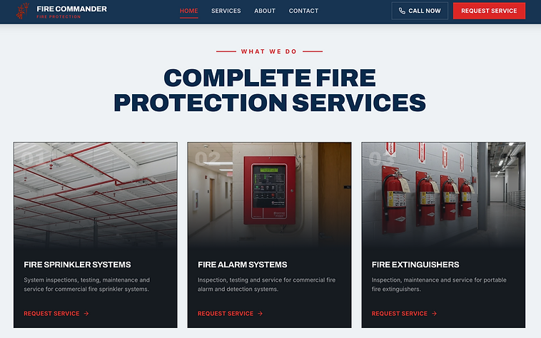 Fire Commander website