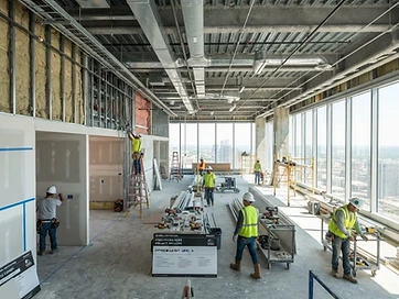Illustrative photo of a commercial buildout