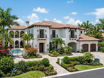 Illustrative photo of a custom home exterior
