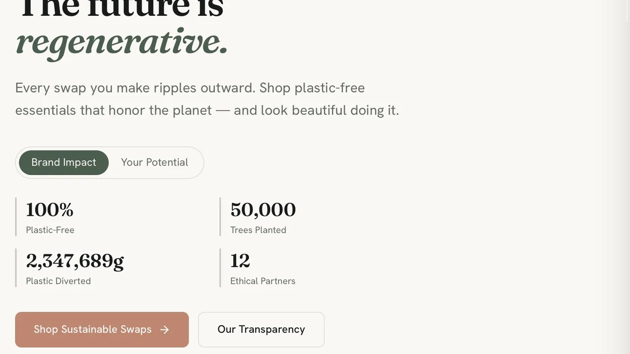 Ecosphere  template preview