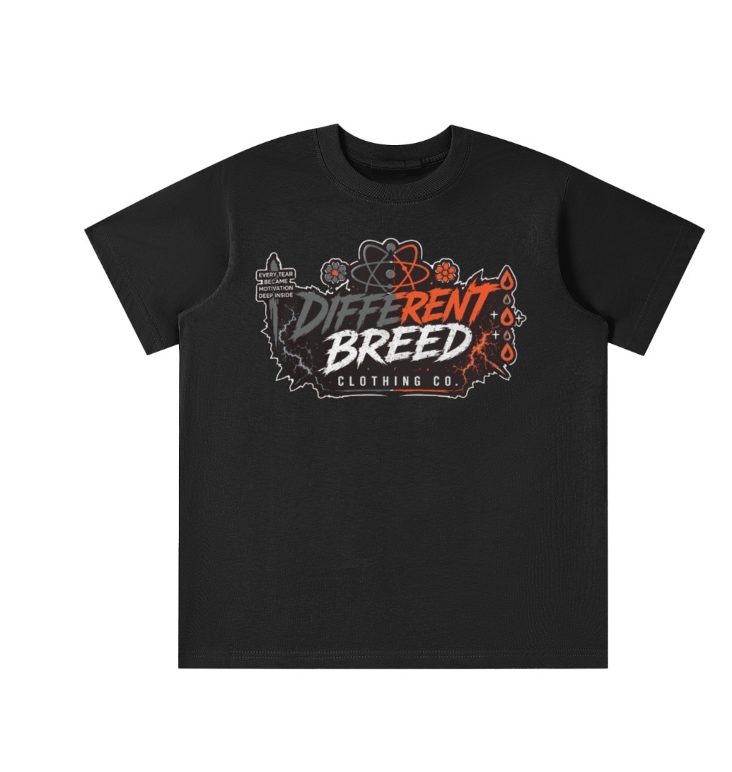Kids Signature Tee - Orange & Gray — front