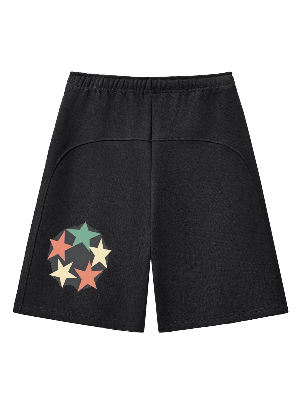 Signature Shorts — Purple & Green — back