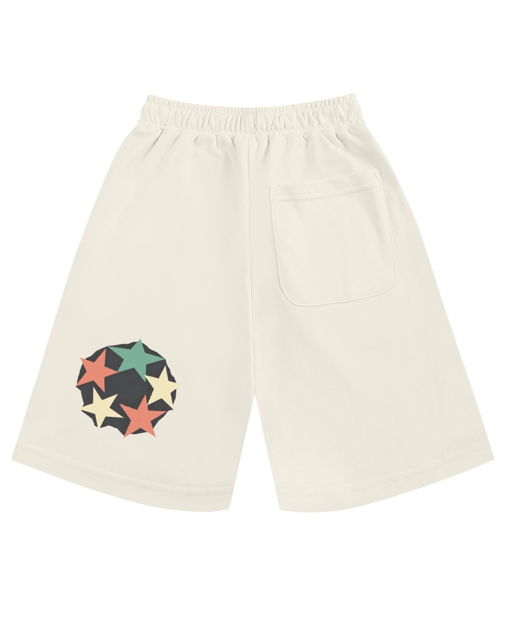 Kids Signature Shorts — Gold & Black — back