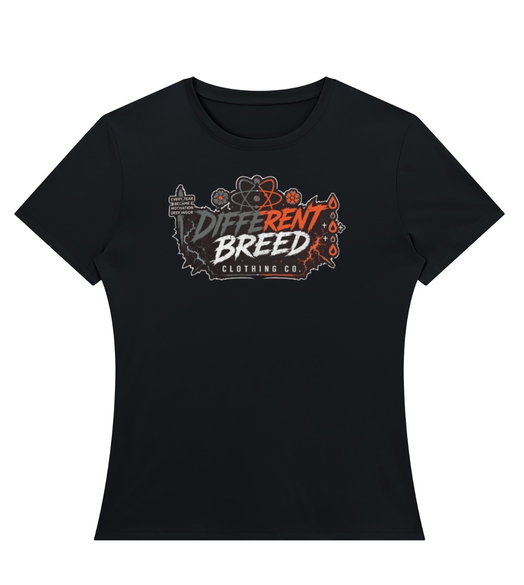 Women's Signature Tee - Orange & Gray — front