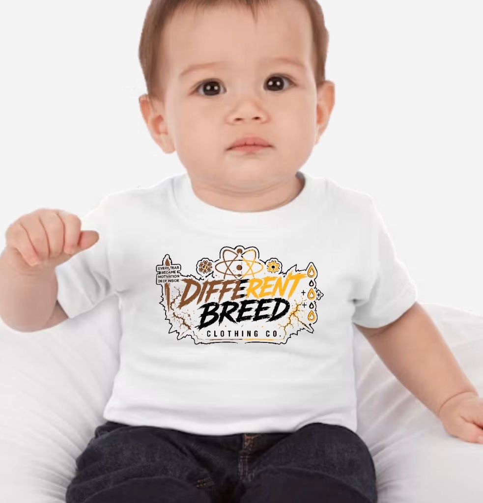 Signature Tee - White & Gold — front