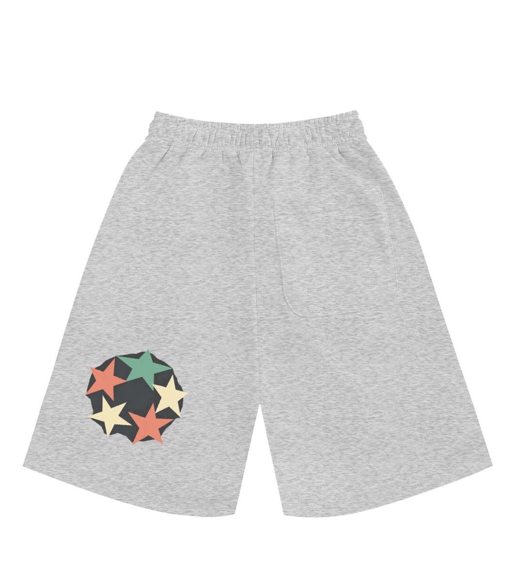 Kids Varsity Shorts — Muted Gold — back